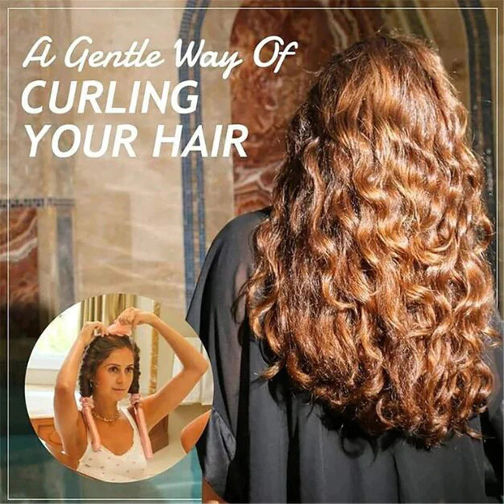 SilkDream™ Heatless Curling Ribbon – No-Heat Hair Curler Headband for Soft, Effortless Curls