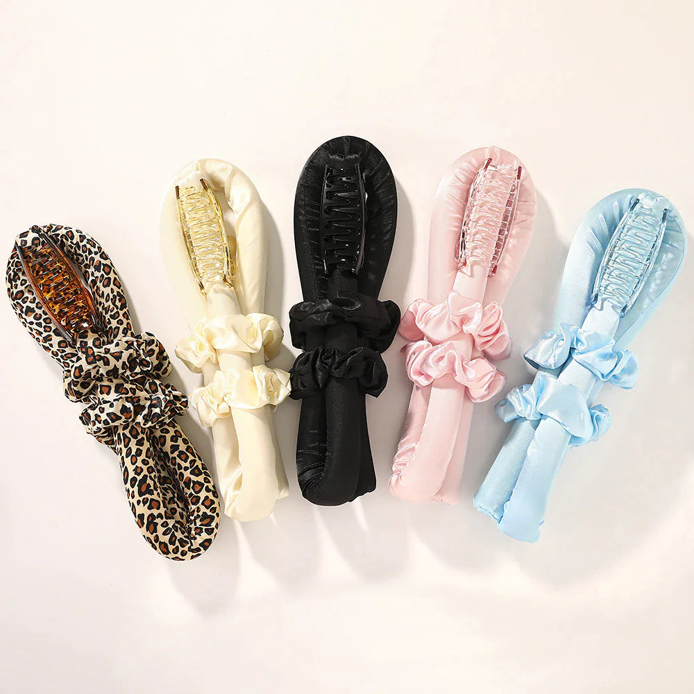 SilkDream™ Heatless Curling Ribbon – No-Heat Hair Curler Headband for Soft, Effortless Curls
