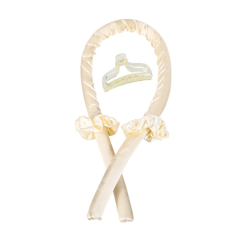 SilkDream™ Heatless Curling Ribbon – No-Heat Hair Curler Headband for Soft, Effortless Curls
