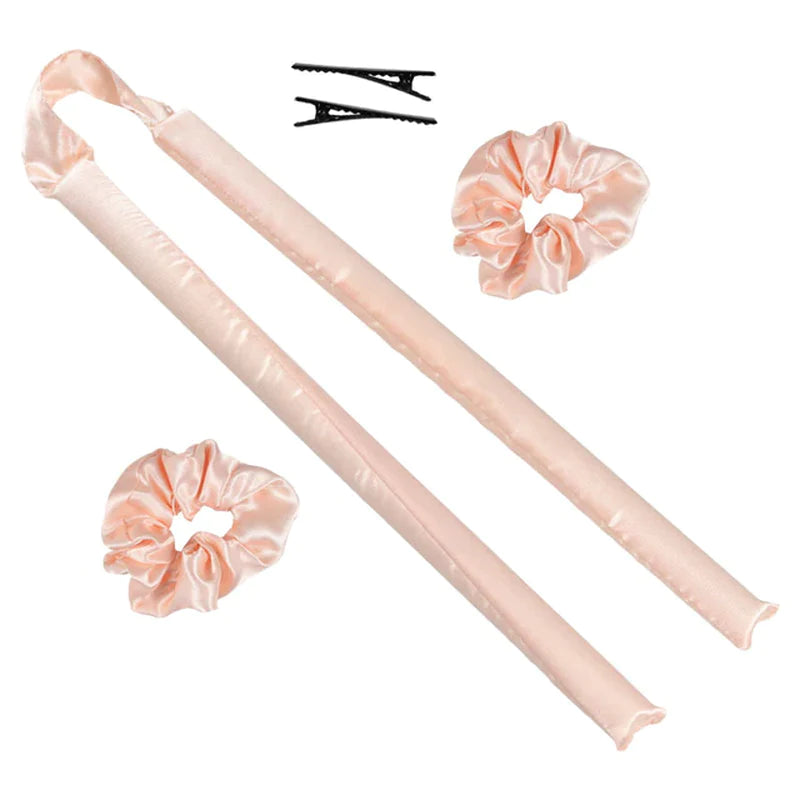 SilkDream™ Heatless Curling Ribbon – No-Heat Hair Curler Headband for Soft, Effortless Curls